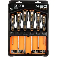 Neo Tools Ruuvimeisselisarja, 6 kpl.