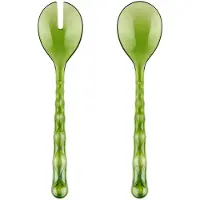 Guzzini - Vanity Salaattiottimet 2 kpl Water Lily Green
