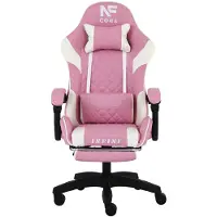 Infini Nojatuoli Core Pinkki/Valkoinen