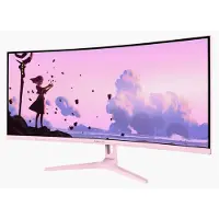 AROZZI Nova 34″ Curved, 86,4 cm (34"), 3440 x 1440 pikseliä, 4K Ultra HD, LED, 1 ms, Vaaleanpunainen (AZ-NO-34T2K165-PNK)
