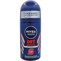 Nivea Men Dry Impact Roll-On Deodorant – 50 ml