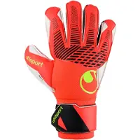 Uhlsport Maalivahdin Hanskat Fangmaschine Soft Pro - Punainen/valkoinen/keltainen, koko 6