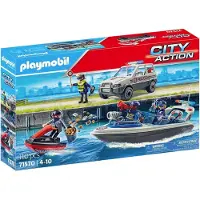 Playmobil Poliisin Takaa-ajo Vedessä