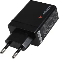 Verbatim – CHR-30EU1 USB Charger 30W with 1 x USB-C PD 20W Black (49700)