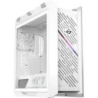 Asus ROG Strix Helios II, Midi Tower, PC, Valkoinen, ATX, EATX, mikro ATX, Mini-ITX, Alumiini, Karkaistu lasi, Pelaaminen