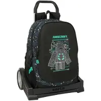Safta Evolution Minecraft Screen 22.5l 44x32x16 Cm Rullalaukku