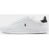 Ralph Lauren for man. 809P13083001 Heritage Court II white leather trainers (44), Flat, Laces, Casual