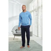 Arizona Pitkä pyjama sininen