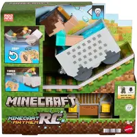 Minecraft Minecart Rc & Steve, Wheelie Stunt & Turbo Boost, Lights & Digital Item Code - Multi/patterned - ONE SIZE