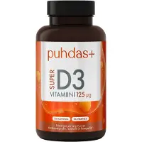 Puhdas+ Vahva D3-vitamiini 125 µg, 120 kaps