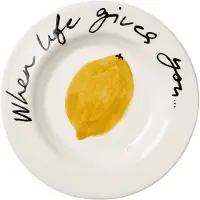Pick a Poppy Lemon-tapastallerki Yellow, 15 cm