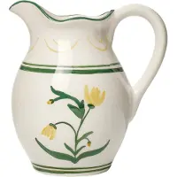 Pick a Poppy Cottage Flower kannu Yellow, 20x10 cm