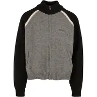 Another Cotton Lab Another Zip Neuletakki musta, XL