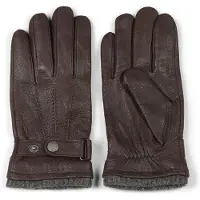 Howard London Leather Gloves Bruno - Brown - 9.5