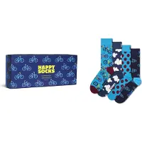 Happy socks Bike Gift Set Crew-sukat 4 Parit