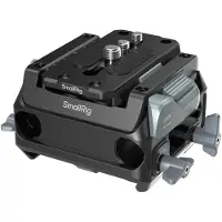 SmallRig 5366 Manfrotto-Type Mount Plate Kit with 15mm Dual Rod Clamp