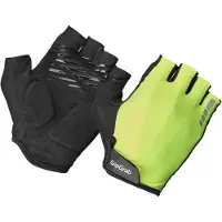 Gripgrab Ride Padded Short Finger Summer Gloves Yellow Hi-vis Treenikäsineet XXL