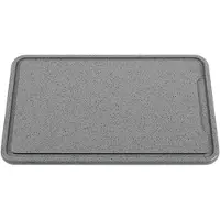 Zassenhaus Carving Board Plastic Dark Grey 42x27x1,5cm
