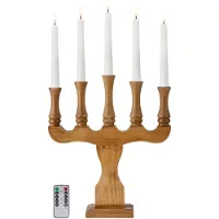 Markslöjd - Rydboholm Adventtikynttelikkö 5 Lamppua 53 cm Ruskea