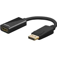 Pro HDMI-DisplayPort-sovitinkaapeli - 4K/60Hz - musta