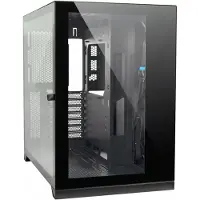 Inter-Tech C-703 Vision, Midi Tower, PC, Musta, ATX, mikro ATX, Mini-ITX, 15,5 cm, 41 cm (88881364)