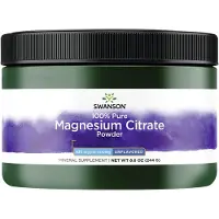 Swanson Health 100% puhdas magnesiumsitraattijauhe, 630 mg - 244 g