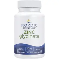 Nordic Naturals Sinkkiglysiini, 20 mg - 60 kapselia