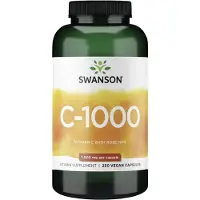 Swanson Health C-vitamiini ja ruusunmarjat 1000 mg - 250 kapselia