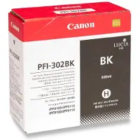 Canon PFI-302 BK Mustepatruuna musta