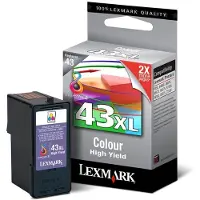 Lexmark Mustepatruuna 3-väri Nro 43XL, High yield