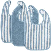 Meyco Baby Fat Stripe Kuolalappu 3 Yksiköt