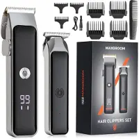 MAXGROOM ZC-F608 hiustenleikkuri- ja trimmerisetti - musta