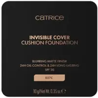 Catrice Invisible Cover Cushion Foundation mattapinnan antava cushion-meikkivoide SPF 30 sävy C027C 10 g