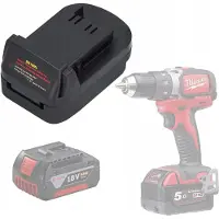 Rosfix Adapteri Zenthril BS18ML – USB-lähtö 5V 2.1A, Kestävä ABS+PC, Nimellisjännite 18V