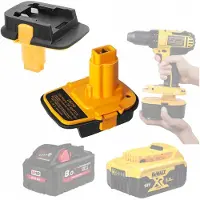 Rosfix Adapteri Rosfix DCA1820 – Yhteensopiva Dewalt ja Milwaukee 18V akkujen kanssa, Helppo asennus, Jännite 18V