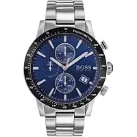 HUGO BOSS Rafale 1513510 miesten kronografi mustalla kellotaululla