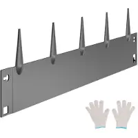 DUOKU Puutarhapalkki Teräksestä--Metalliset Maisemareunat-5 Kpl-990x181 mm-Ruosteenkestävä-Helppo Asentaa