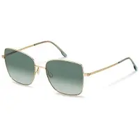 Rodenstock Aurinkolasit - - R1446 - Kulta-metalli - Vihreät linssit - Neliö 58/18/145