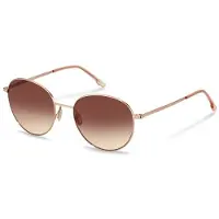Rodenstock Aurinkolasit - - R1447 - Kulta metallikehys - Vaaleanpunaiset linssit - Pyöreä muoto