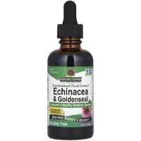 Natures Answer , Echinacea & Goldenseal, Standarisoitu Fluidi Ekskrikti, Alkoholi, 2 fl oz (60 ml)