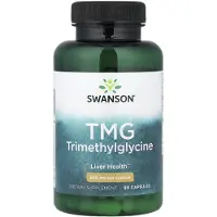 Swanson Health , TMG Trimetyyliglyysiini, 500 mg, 90 Pilleriä