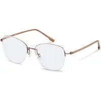 Rodenstock Näkölasit - - R7141 - Vaaleanruskea - Metalli - 53/17/140 Naisille