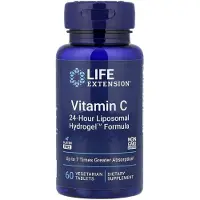 Life Extension , Vitamiini C, 60 kasvis tablettia