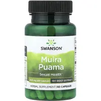 Swanson Health Muira Puama, 250 mg (10:1) - 60 kapselia