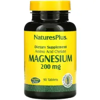 NaturesPlus , Magnesium, 200 mg, 90 Tabletteja