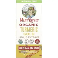 MaryRuth's Organic Turmeric Gold Liuos Eksakti, Ei alkoholia