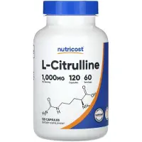 Nutricost , L-Sitruunihappo, 1 000 mg, 120 Pillereitä (500 mg per Pilleri)