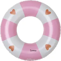 Swim Essentials Uimarenkaat 55 Cm Cozy Hearts Cozy Hearts 55 cm Vaaleanpunainen 55 cm 3-6 Years Pojat, Tytöt