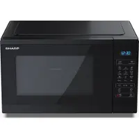 Sharp YC-MG252AE-B mikroaaltouuni digitaalinen grillillä