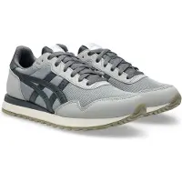 Asics unisex. 1203A612 Tiger Runner II gray sneakers (40.5), Flat, Laces, Casual, Grey